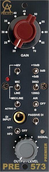 Golden Age Project Pre-573 Premier 500-Series Classic 1073-Style Preamp, New, Action Position Front