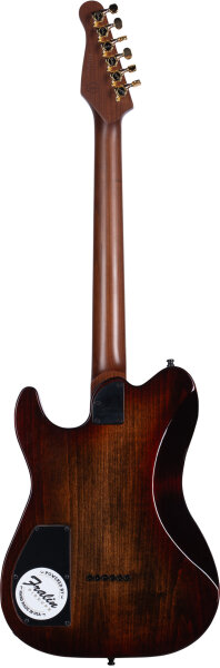 Godin Artisan TC Electric Guitar, Maple Fingerboard (with Case), Whiskey Burst, Action Position Back