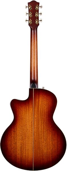 Godin Connaisseur Mini-Jumbo Electric Guitar (with Gig Bag), Sunsetburst, Action Position Back
