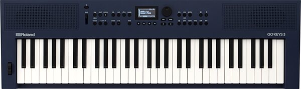 Roland GO:KEYS 3 Keyboard, Midnight Blue, Action Position Back