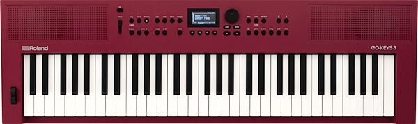 Roland GO:KEYS 3 Keyboard, Red, Warehouse Resealed, Action Position Back