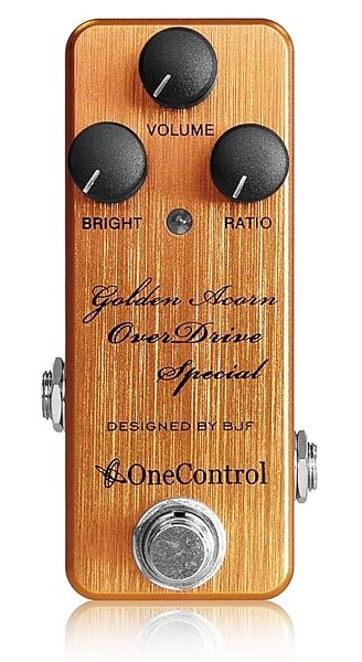 One Control Golden Acorn Special Overdrive Pedal, Angle