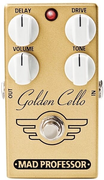 Mad Professor Golden Cello Overdrive and Delay Pedal, View 2