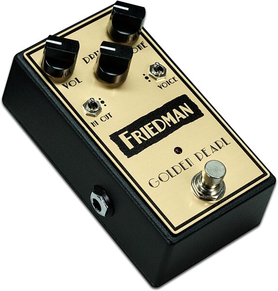 Friedman Golden Pearl Overdrive Pedal, New, Action Position Back