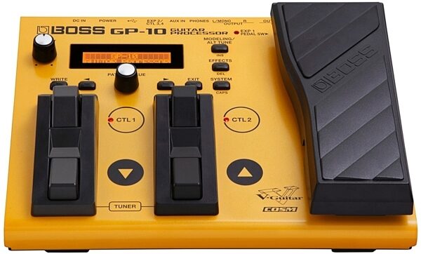 Boss GP-10 Guitar Processor Multi-Effects Pedal, With GK Pickup, Front