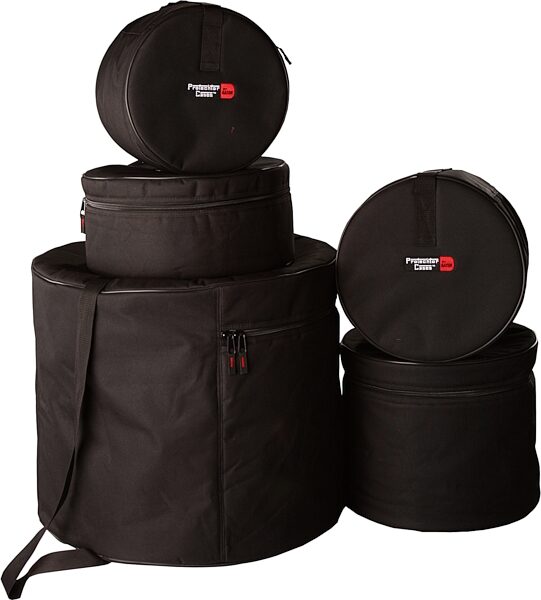 Gator GP Standard 100 5-Piece Padded Drum Bag Set, New, Main