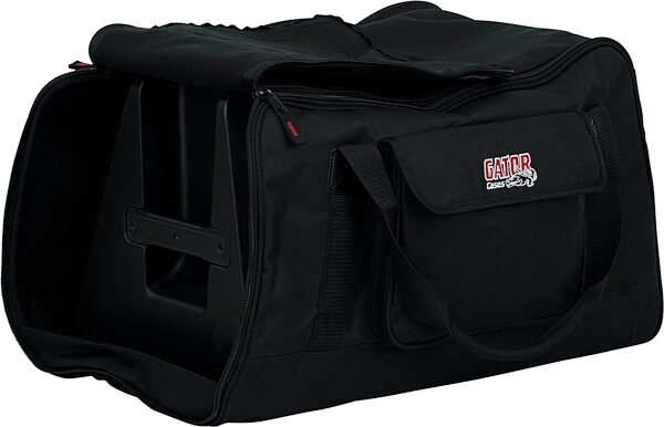 Gator Heavy-Duty Speaker Tote Bag, 10 inch, GPA-TOTE10, In Use