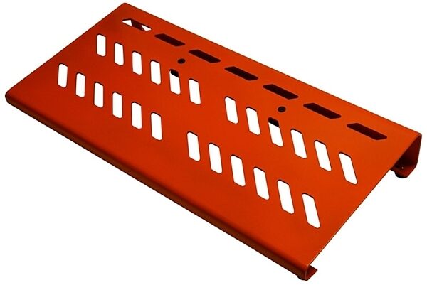 Gator GPB-BAK-1 Aluminum Guitar Pedalboard (with Carry Bag), Orange, Orange - Angle Empty