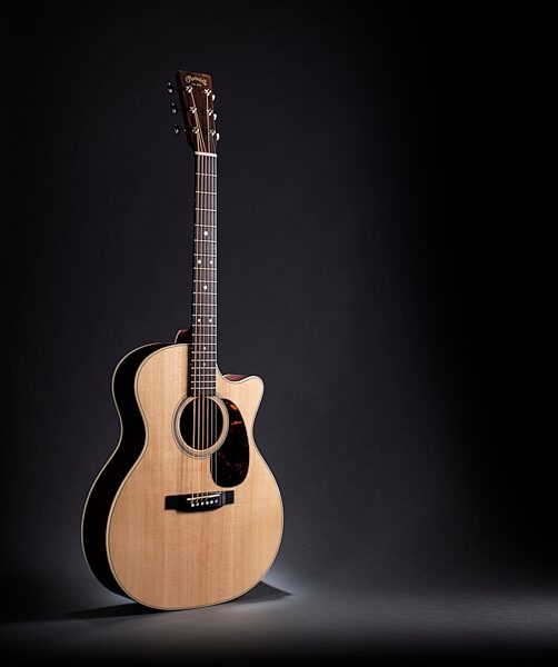 Martin GPC-16E Grand Performance Acoustic-Electric Guitar (with Soft Shell Case), Effect Front