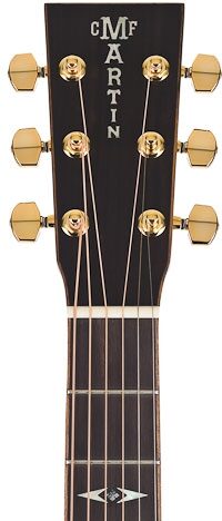 Martin GPCPA1 Grand Performance Acoustic-Electric Guitar (with Case), Headstock Closeup