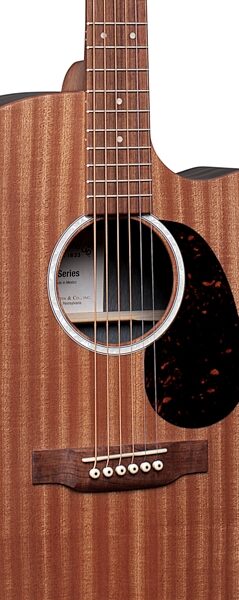 Martin GPC-X2E Macassar Grand Performance Acoustic-Electric Guitar (with Gig Bag), Action Position Back
