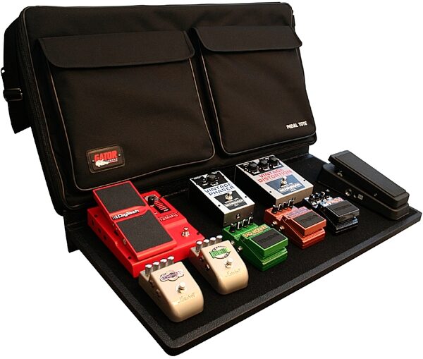 Gator GPT-PRO Pedal Tote Pro Pedal Board with Carry Bag, With Pedals 1