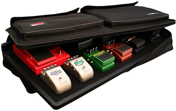 Gator GPT-PRO Pedal Tote Pro Pedal Board with Carry Bag, With Pedals in Tote 1