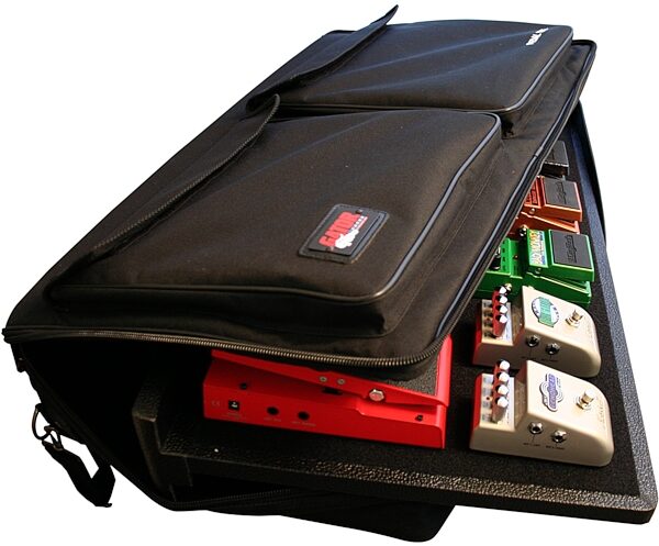 Gator GPT-PRO Pedal Tote Pro Pedal Board with Carry Bag, With Pedals in Tote 2
