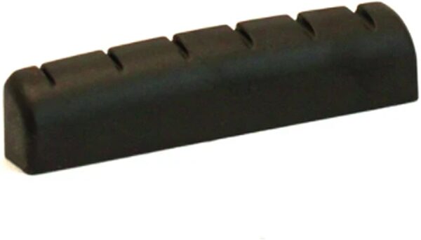 Graph Tech PT-6011-00 Black Tusq XL Slotted Nut, 43 millimeter, Action Position Back