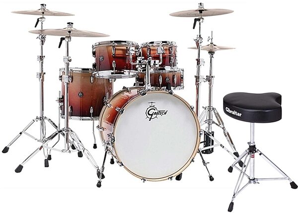 Gretsch RN2E825 Renown Maple Drum Shell Kit, 5-Piece, drums