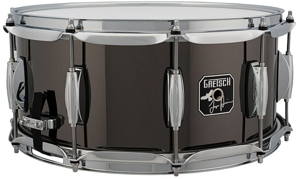 Gretsch Taylor Hawkins Steel Snare Drum, Angle