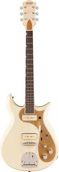 Gretsch Limited Edition Electromatic Jack Antanoff Electric Guitar, Vintage White, Action Position Front