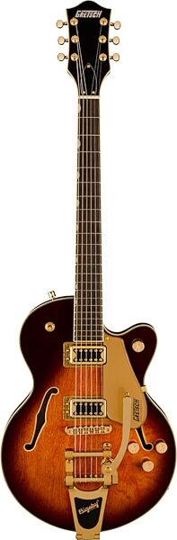 Gretsch G-5655TG Electromatic Center Block Jr Single-Cut Electric Guitar, Single Barrel Burst, Open Box (Very Good), Action Position Back