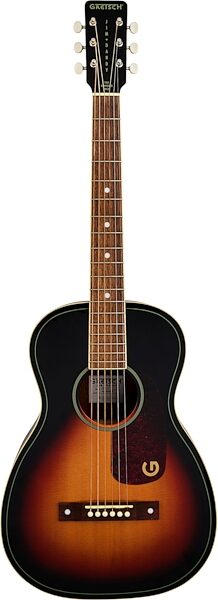 Gretsch G9500 Jim Dandy Parlor Flat Top Acoustic Guitar, Heritage Burst, Action Position Back