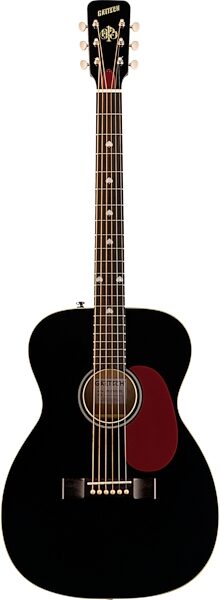 Gretsch Limited Edition Nick 13 Outlaw Heart Acoustic-Electric Guitar, Black, Action Position Back