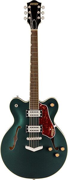 Gretsch G2622 Streamliner CB V Electric Guitar, Cadillac Green, Action Position Front