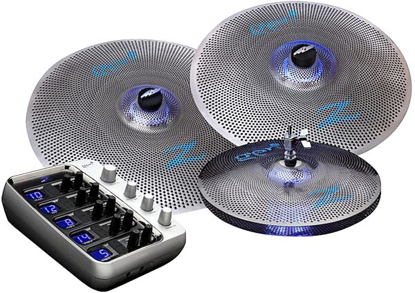 Zildjian Gen16 Acoustic Electric Electronic Drum Cymbal Package and Controller, Pack 1