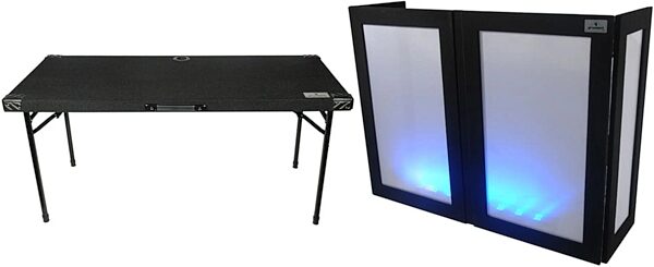 Grundorf GS-LSW4863TB Floorstanding DJ Facade + AT-5422B Table Bundle, New, Main