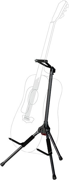 Ultimate Support GS-200 Genesis Series Guitar Stand, In Use