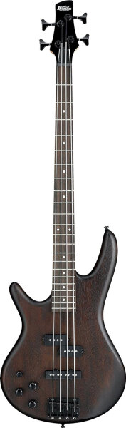 Ibanez GSR200 Electric Bass, Left-Handed, Walnut Flat, Action Position Back