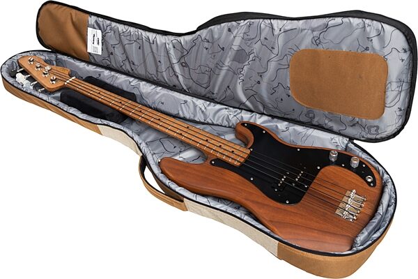 Gator Someone Somewhere Core Electric Bass Gig Bag, Malt, GSSC-BASSMLT, Action Position Back