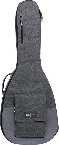 Gator Someone Somewhere Lux Series Dreadnought Acoustic Guitar Gig Bag, Gray, GSSL-DREADGRY, Action Position Back