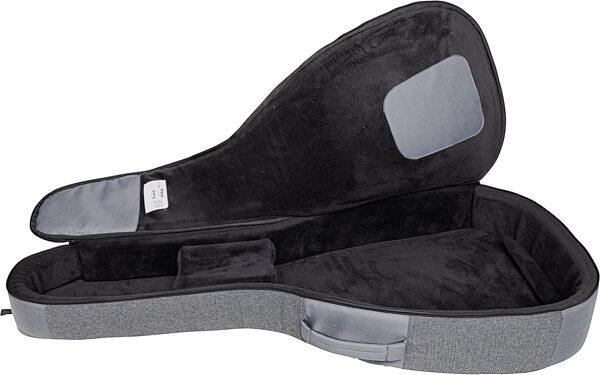 Gator Someone Somewhere Lux Series Dreadnought Acoustic Guitar Gig Bag, Gray, GSSL-DREADGRY, Action Position Back