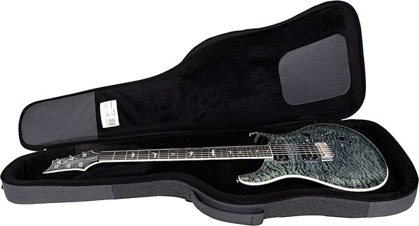 Gator Someone Somewhere Lux Electric Guitar Gig Bag, Gray, GSSL-ELECTRICGRY, Action Position Back