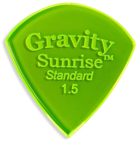 Gravity Picks Acrylic Custom Shop Guitar Pick, Sunrise