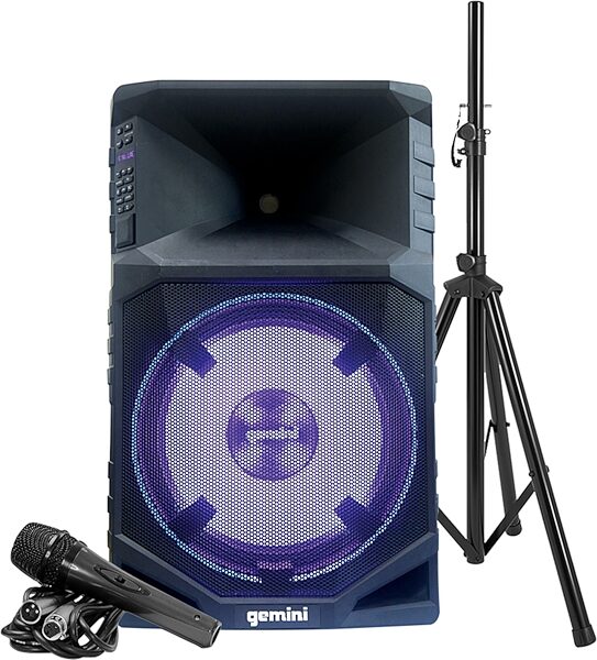 Gemini GSW-T1500PK PA Speaker System, Action Position Back