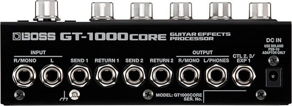 Boss GT-1000CORE Guitar Multi-Effects Processor, New, Action Position Front
