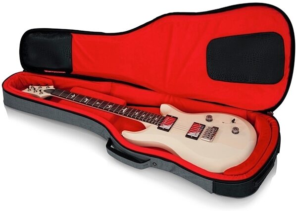 Gator Transit Series Electric Guitar Gig Bag, Light Gray, View 8
