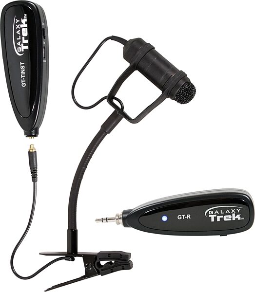 Galaxy Audio GT-INST-3 Trek Wireless Horn Microphone System, Main with all components Front