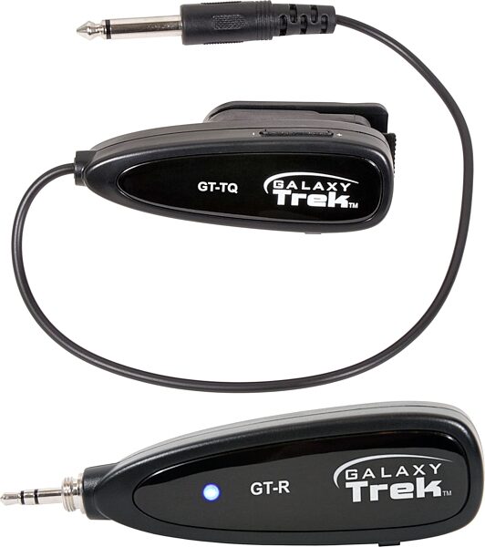 Galaxy Audio GT-Q Trek Wireless Guitar System, Main with all components Front