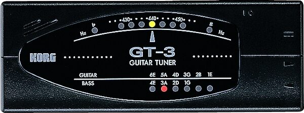 Korg GT3 Guitar and Bass Tuner, Main