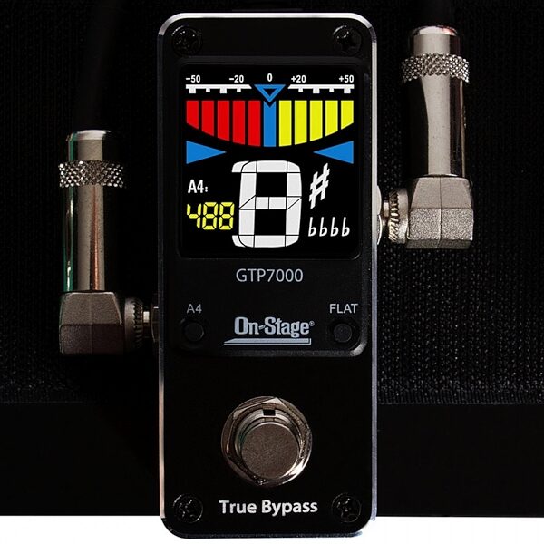 On-Stage GTP7000 Mini Guitar Pedal Tuner, New, Alt