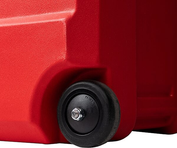 Gator Mini Vault for Two Electric Guitars, Red, Action Position Back