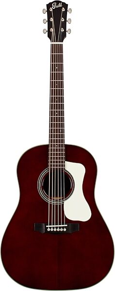 Guild DS-240 Dreadnought Acoustic Guitar, Wine Red, Action Position Back