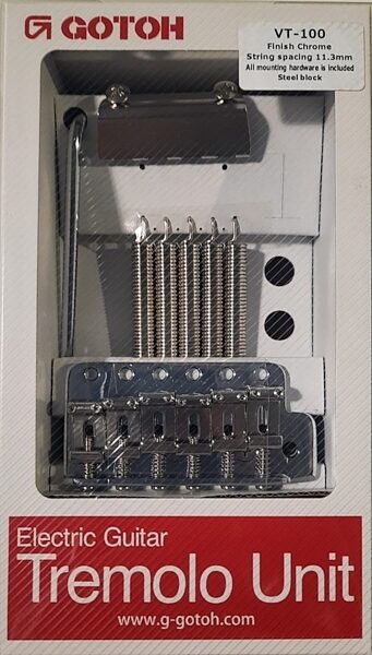 Gotoh VT100 Vintage Style Tremolo with Steel Block, New, view