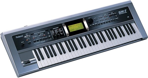 Roland GW7 Interactive Music Workstation Keyboard, Angle 2
