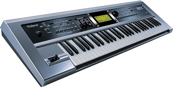 Roland GW7 Interactive Music Workstation Keyboard, Angle 1