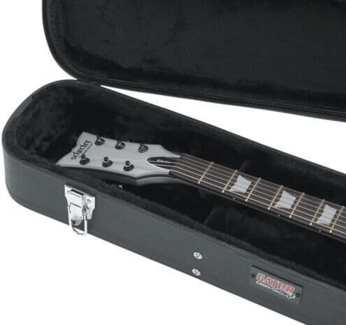 Gator GW-LPS Deluxe Wood Case for Gibson Les Paul Guitar, New, Headstock
