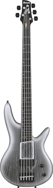 Ibanez Gary Willis 25th Anniversary Electric Bass (with Gig Bag), Silver Wave Burst, Main