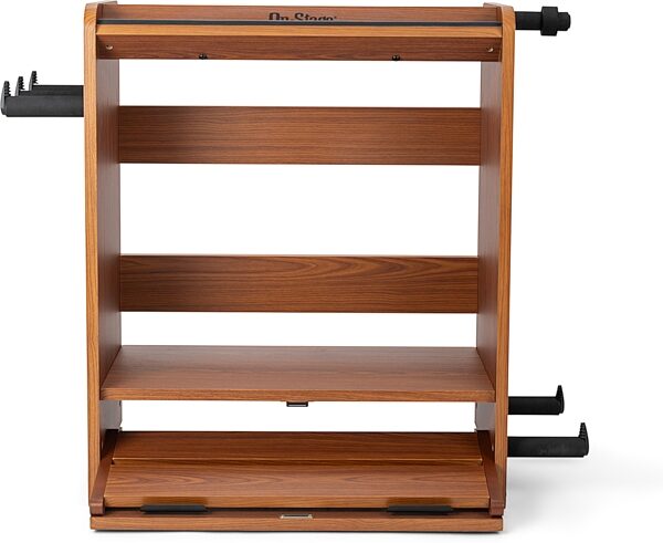 On-Stage GWS5000 Guitar Workstation, Rosewood, Angled Front